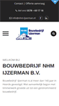 Mobile Screenshot of bouwbedrijf-ijzerman.nl